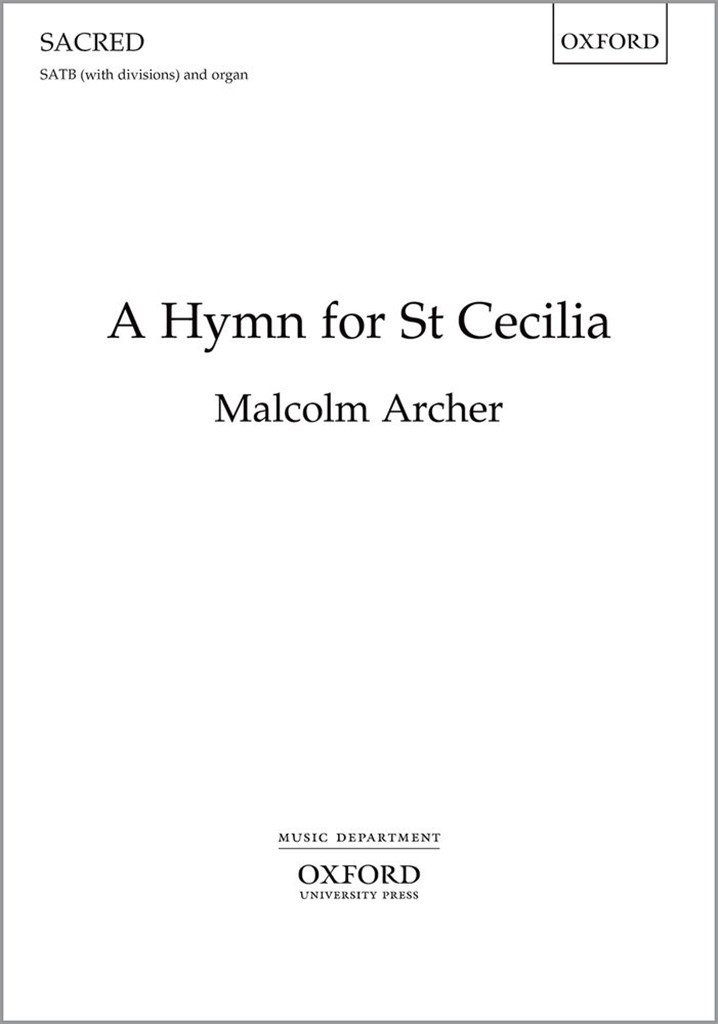A Hymn for St Cecilia