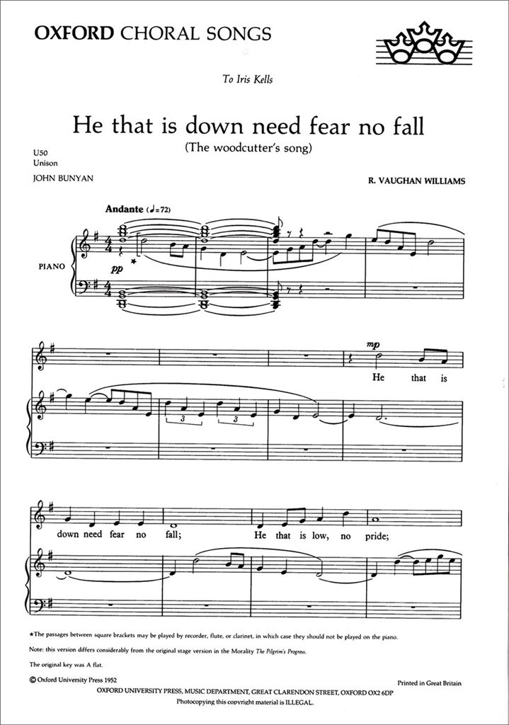 He that is down need fear no fall