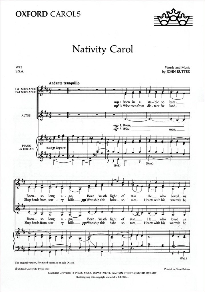 Nativity carol