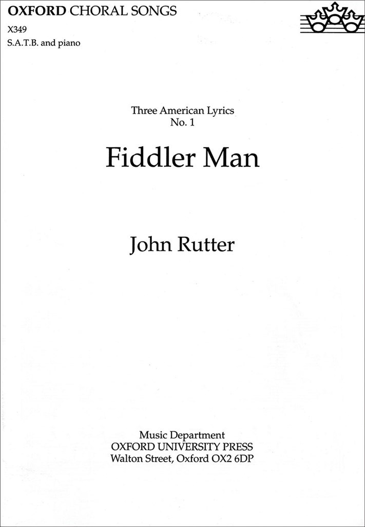 Fiddler Man No. 1 of Three American Lyrics