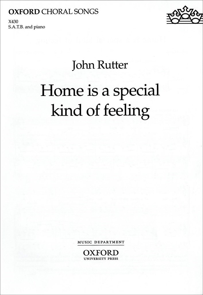Home is a special kind of feeling