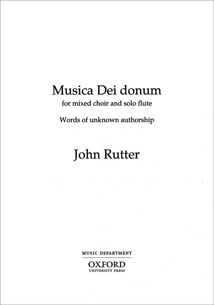 Musica Dei donum