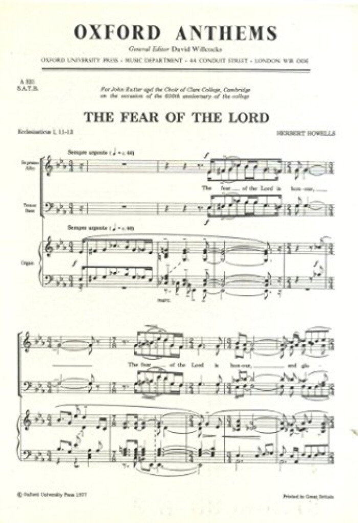 The fear of the Lord