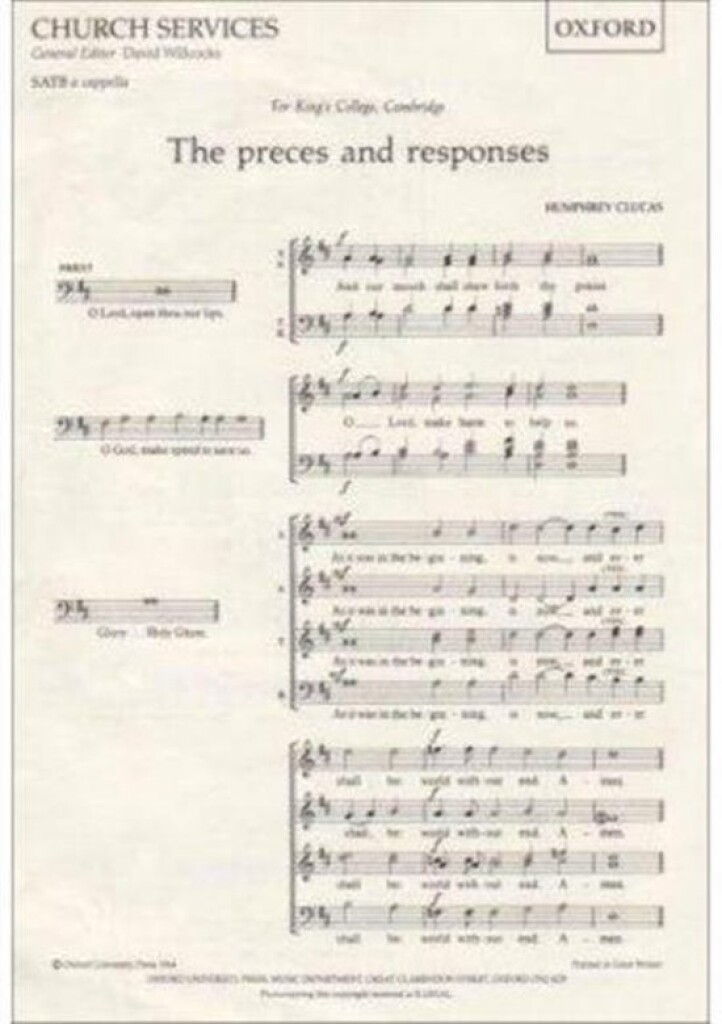 The Preces and Responses