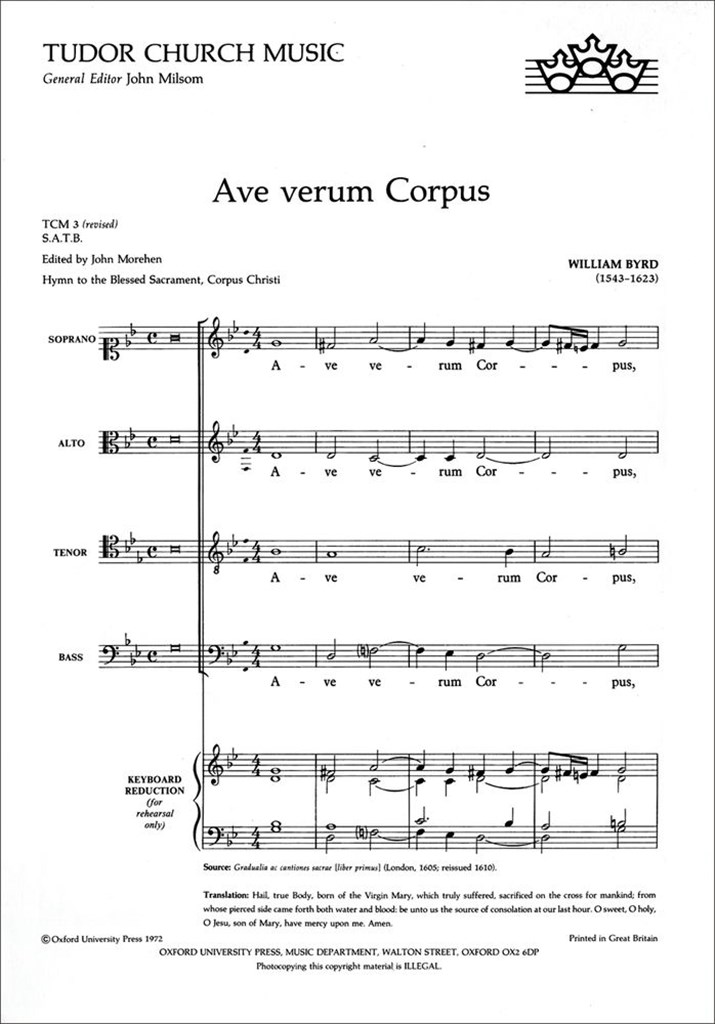 Ave verum Corpus
