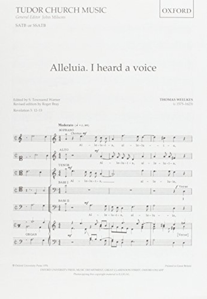 Alleluia. I heard a voice