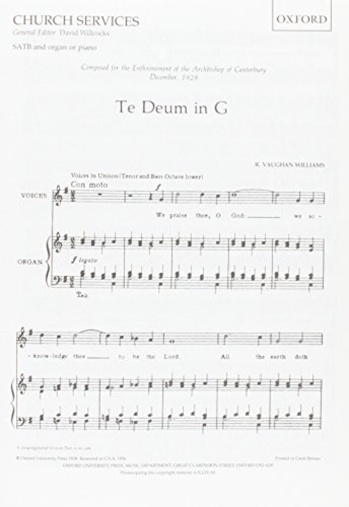 Te Deum in G