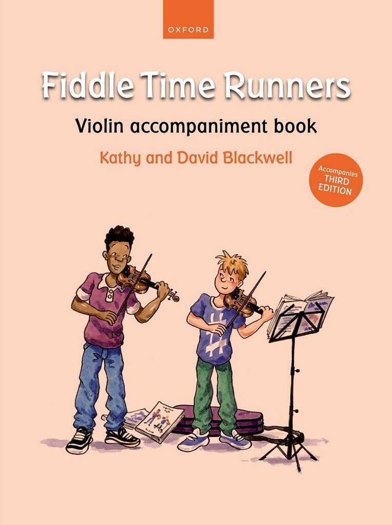 Fiddle Time Runners Violin accompaniment book