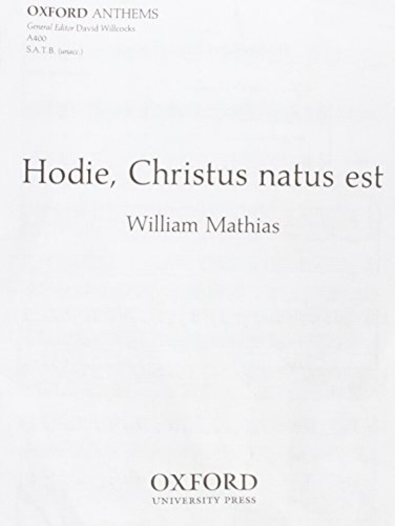 Hodie, Christus natus est