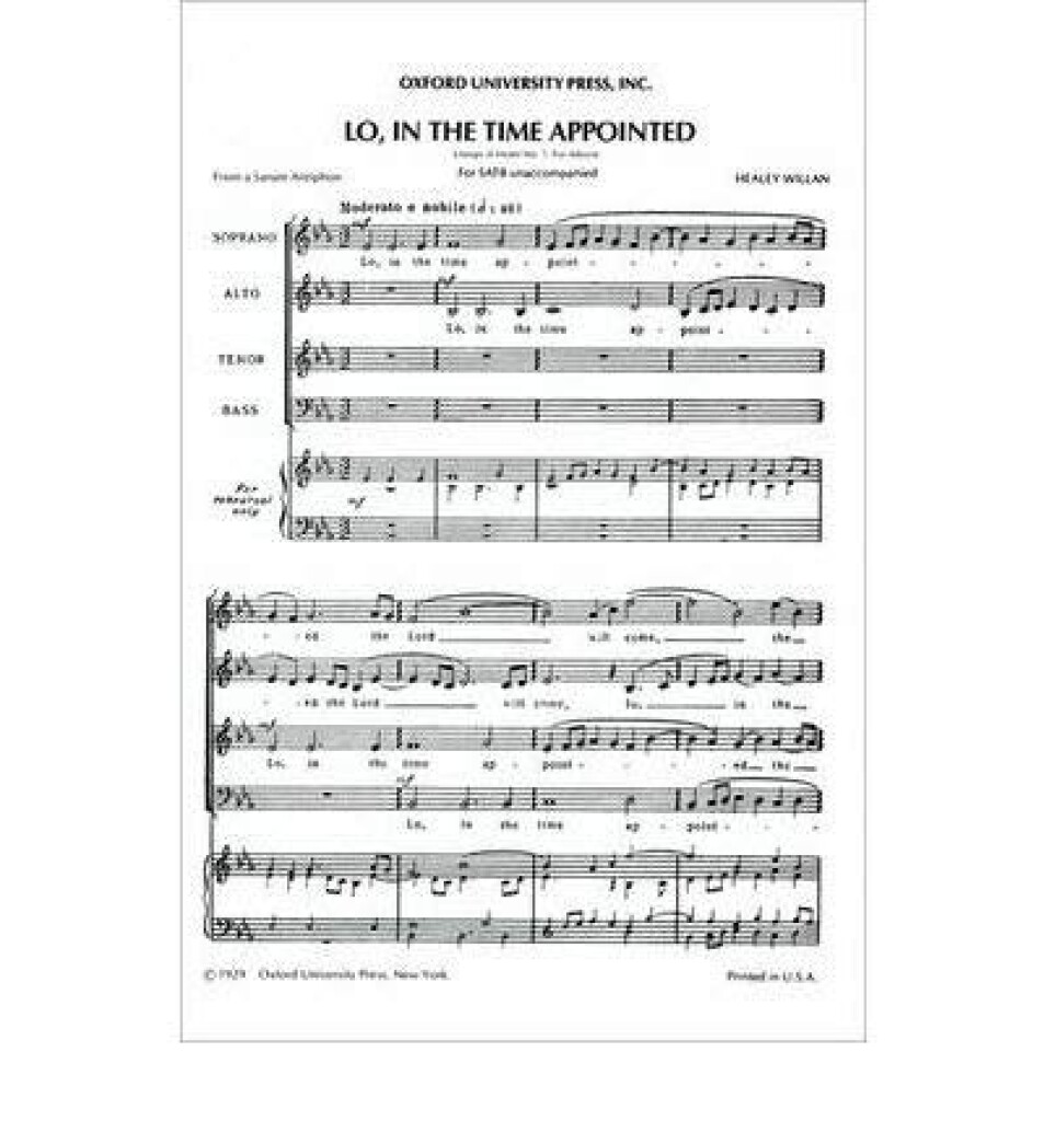 Magnificat and Nunc Dimittis