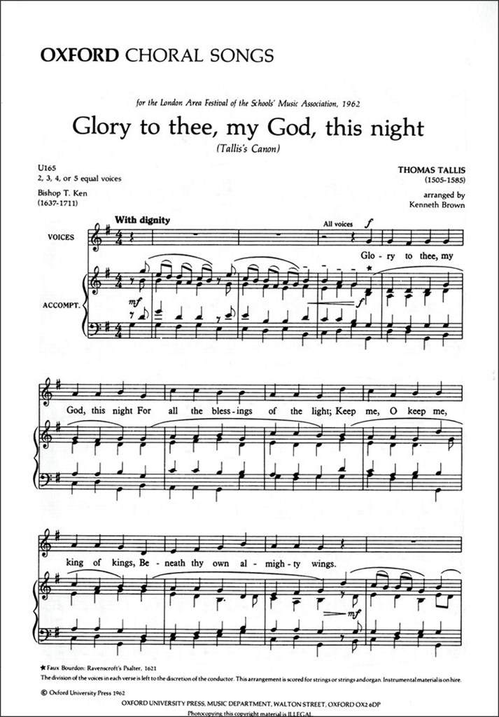 Glory to Thee my God this night