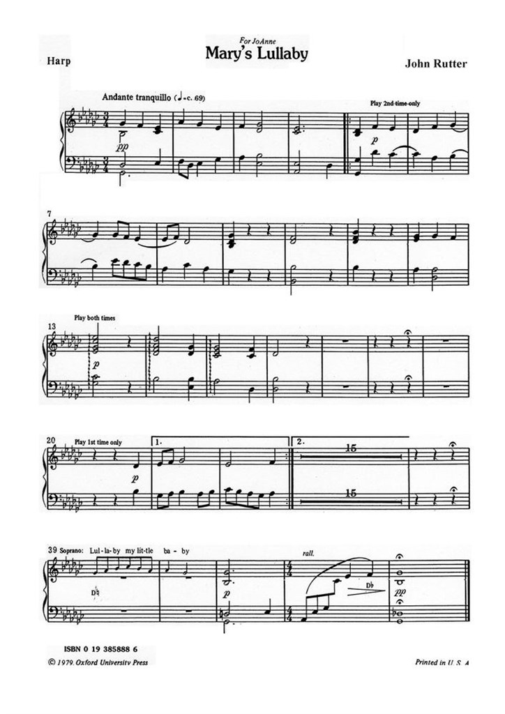 Mary's Lullaby