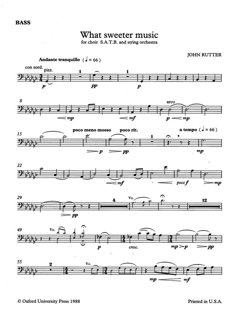 What Sweeter Music