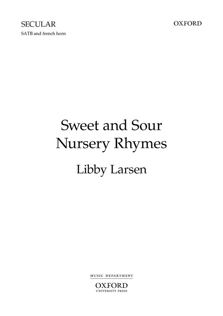 Sweet and Sour Nursery Rhymes