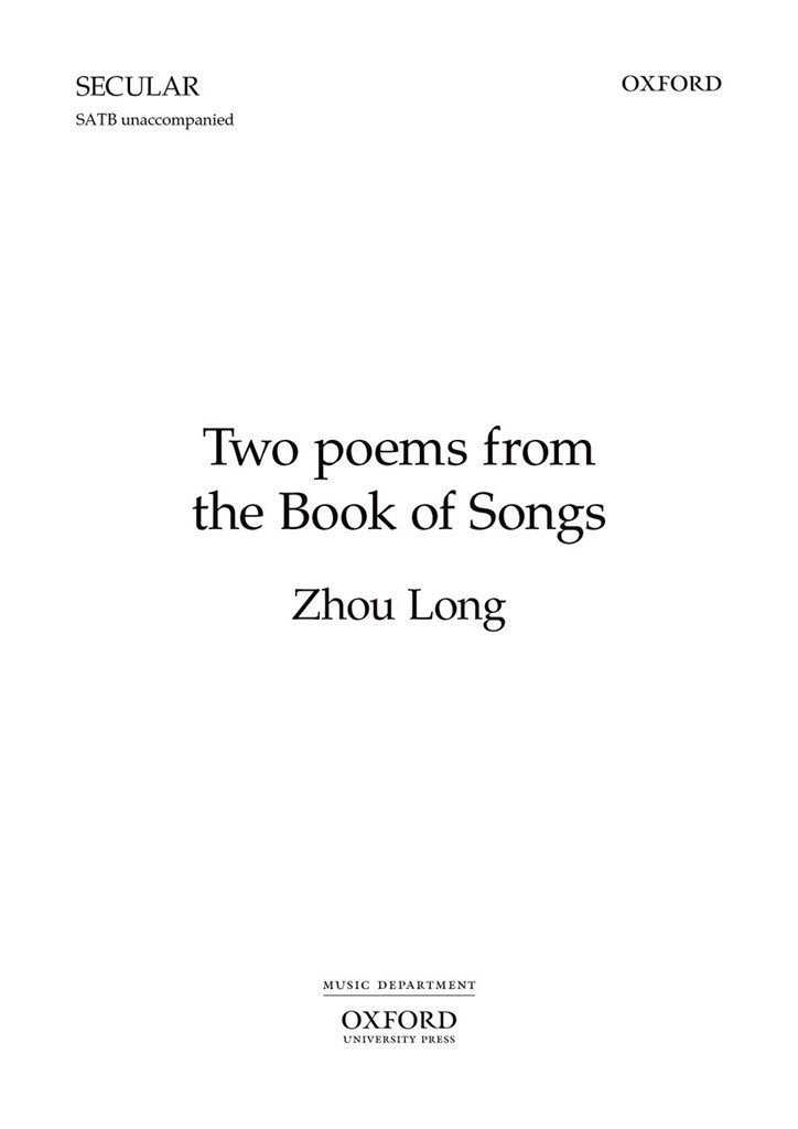 Two Poems From The Book Of Songs