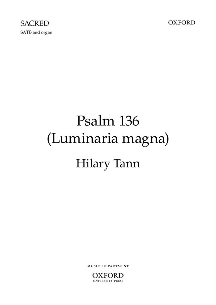 Psalm 136 (Luminaria Magna)