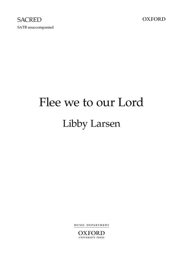 Flee We To Our Lord