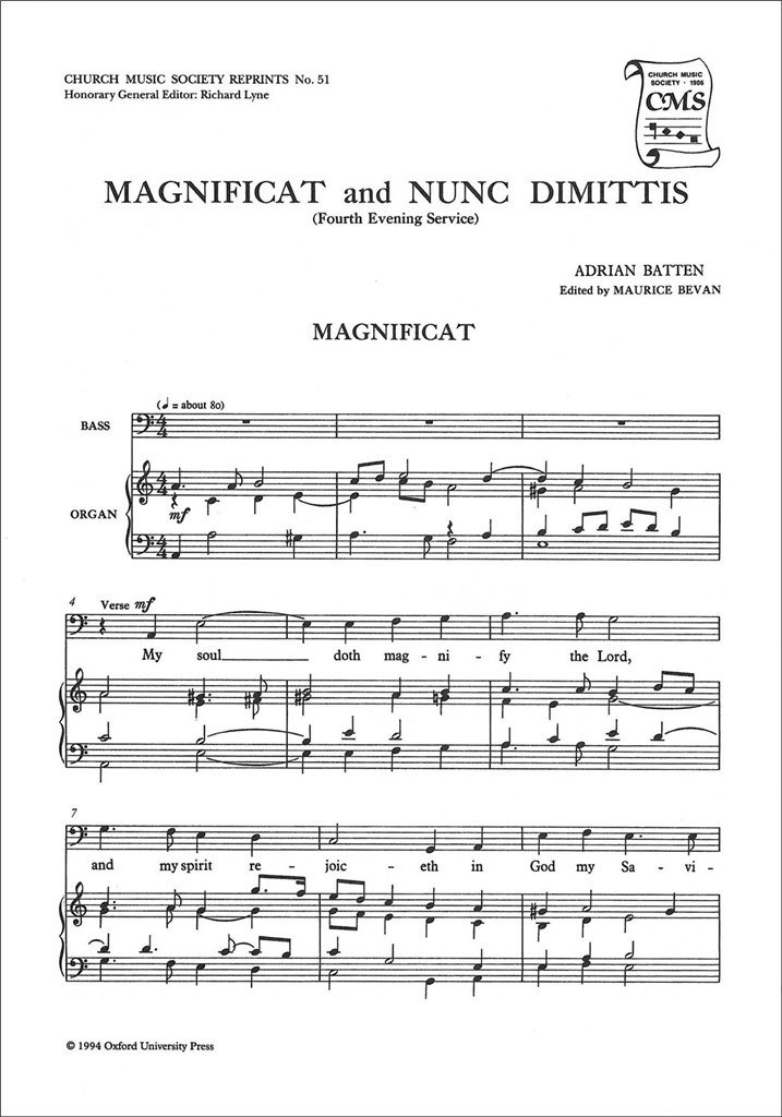 Magnificat and Nunc Dimittis