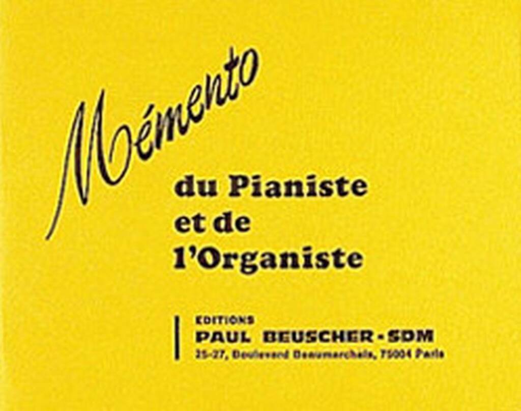 Mémento de l'organiste