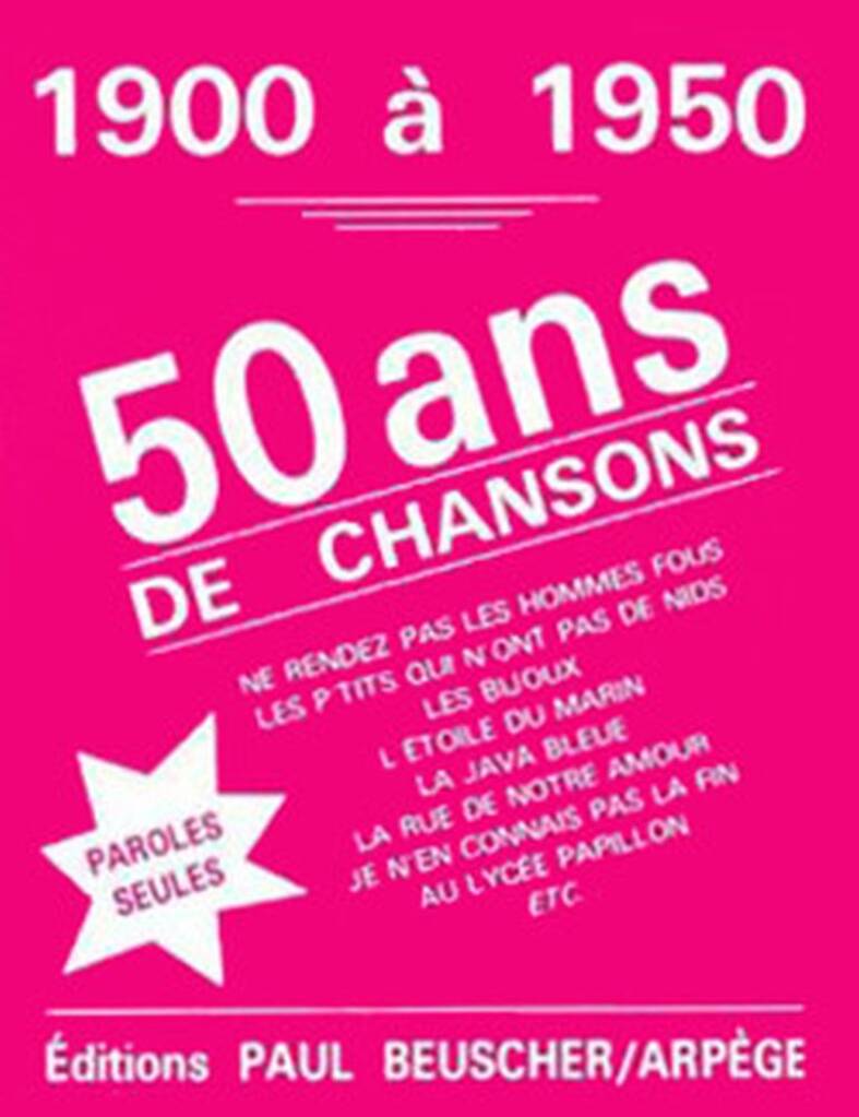 50 ans de chansons