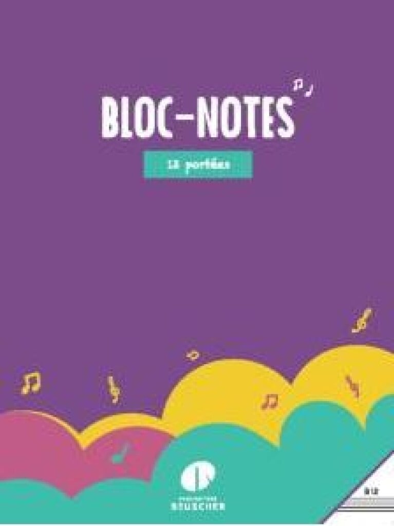 Bloc Papier Musique (12Prt)