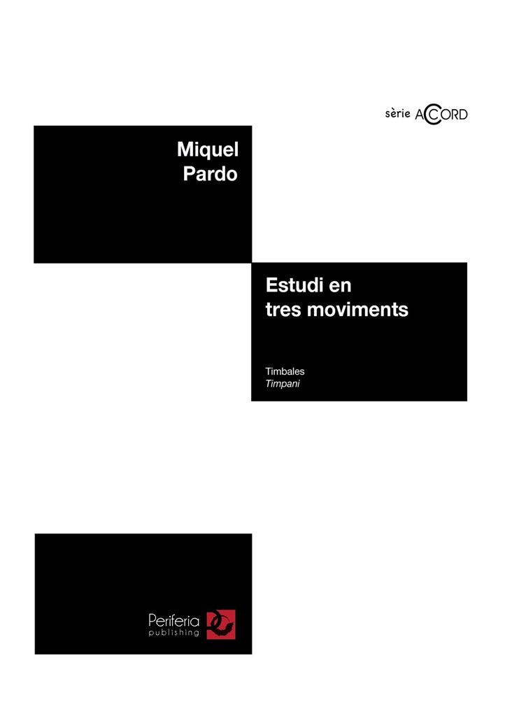 Estudi en tres moviments for Timpani