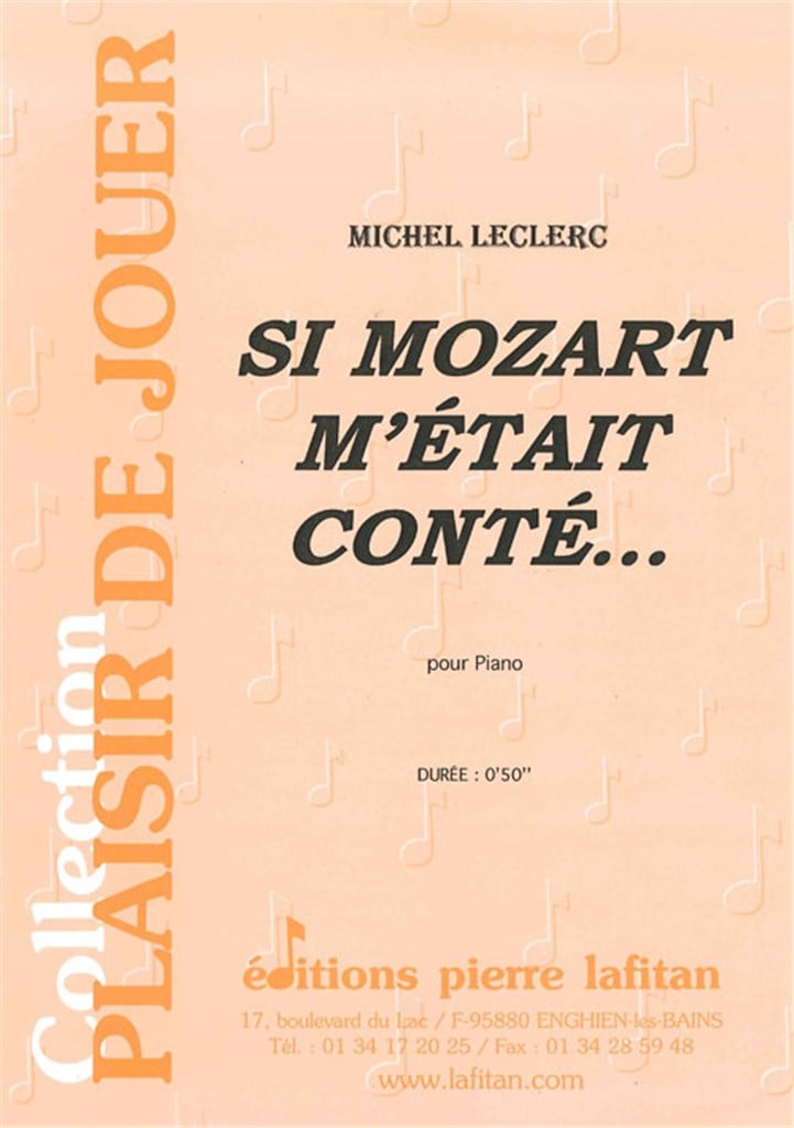 Si Mozart M'Etait Conte