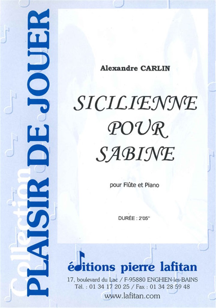 Sicilienne Pour Sabine