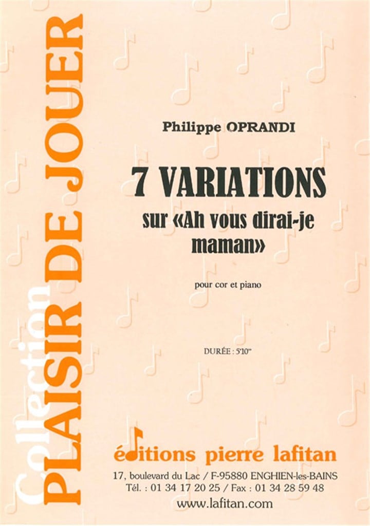 7 Variations sur Ah Vous Dirai-Je Maman?