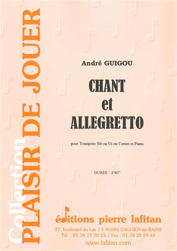 Chant et Allegretto