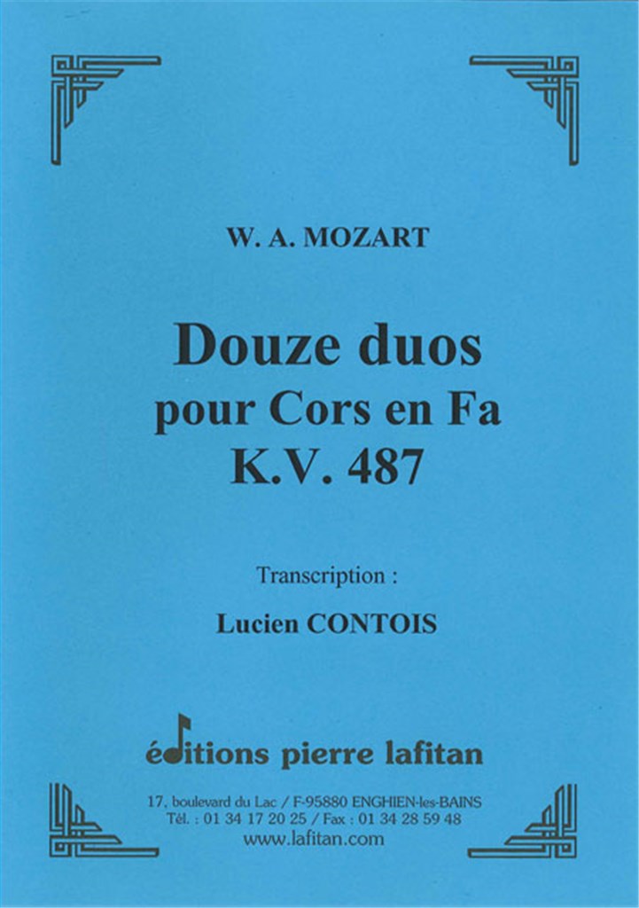 Douze Duos Pour Cors En Fa K.V. 487