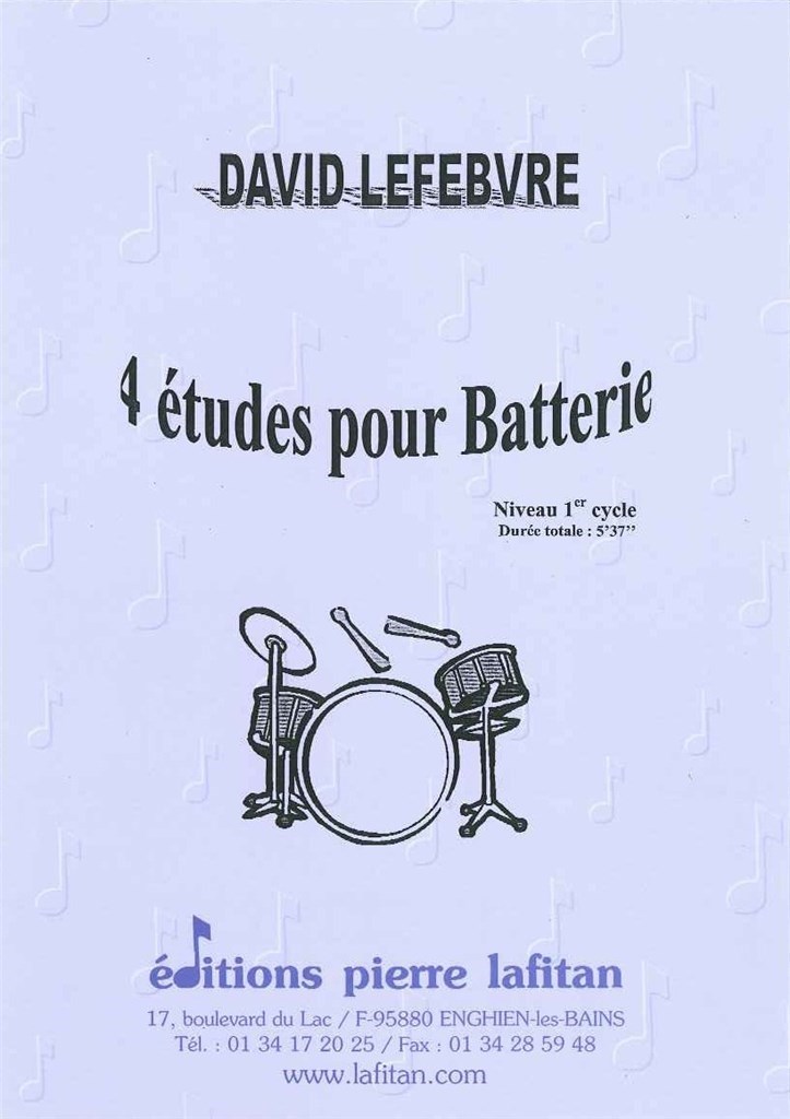 4 Études Pour Batterie