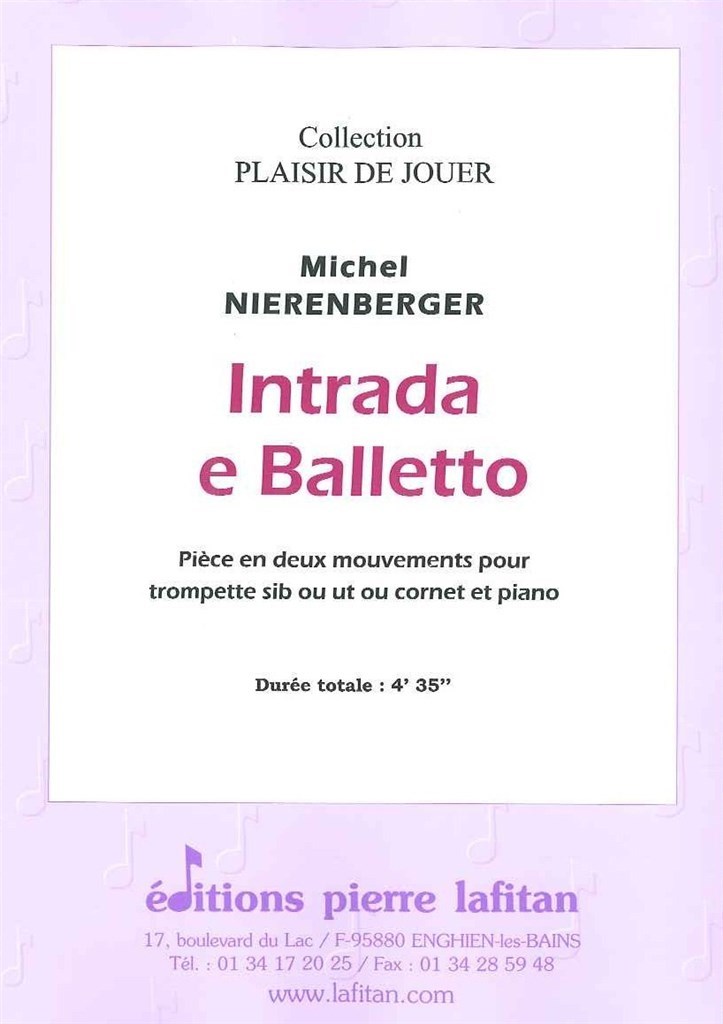 Intrada E Balletto (Pièce En Deux Mouvements)