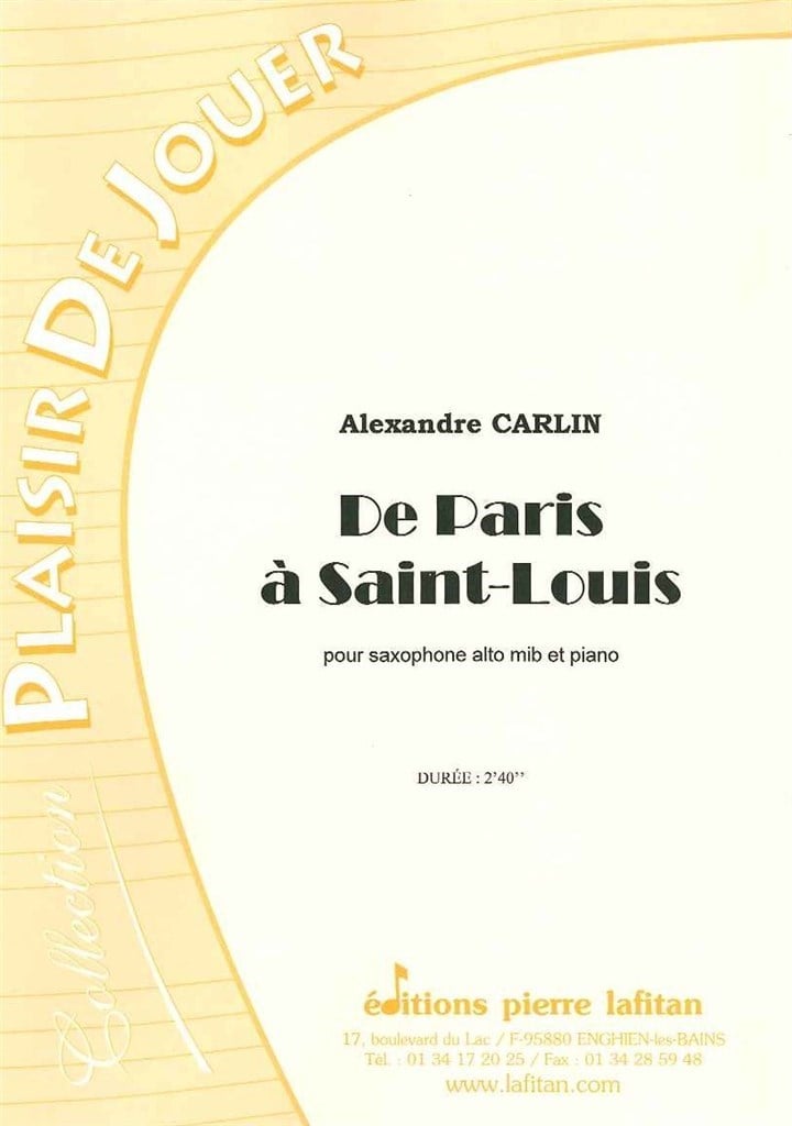 De Paris a Saint-Louis