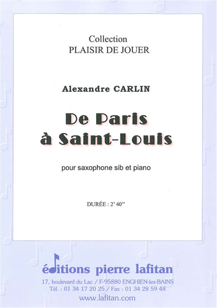 De Paris à Saint-Louis