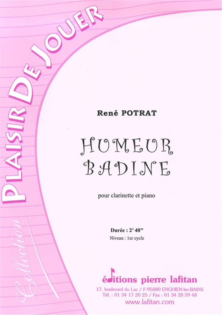 Humeur Badine