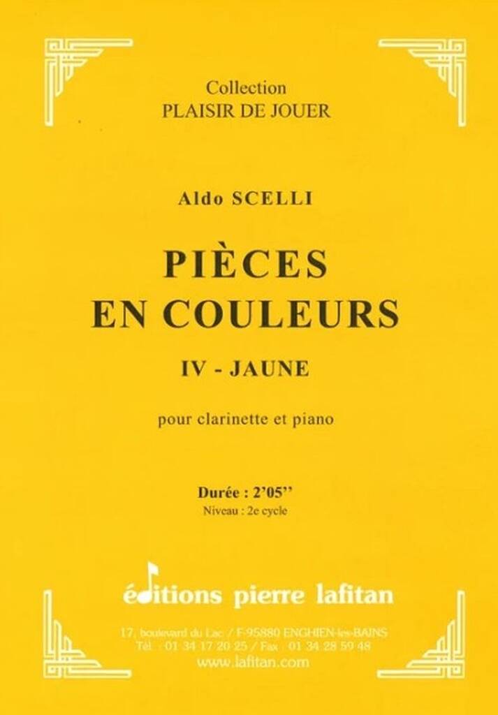 Pieces en Couleurs - IV Jaune
