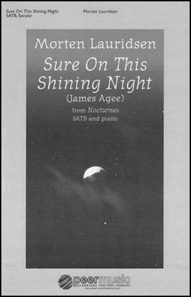 Sure on this shining Night