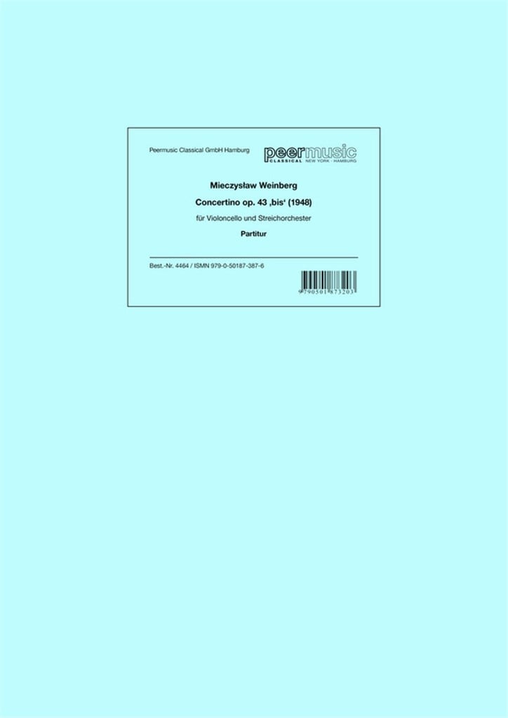 Concertino op.43 bis (1948)