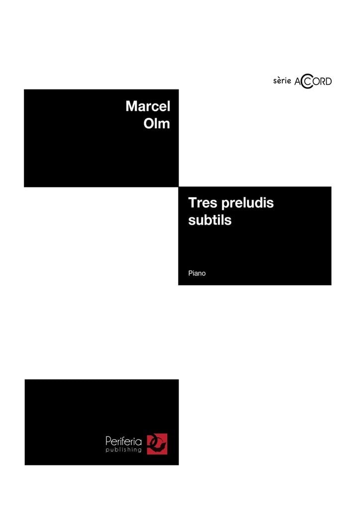 Tres preludis subtils for Piano