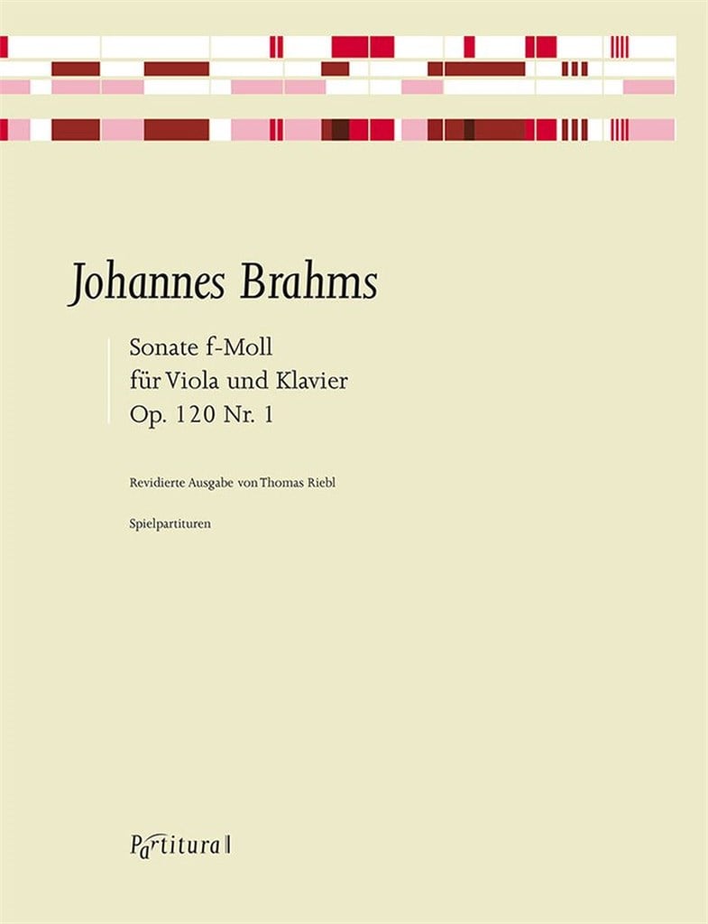 Sonata F Minor, Op. 120,1 For Viola and Piano
