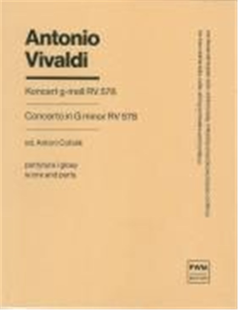 Concerto in G minor RV 578