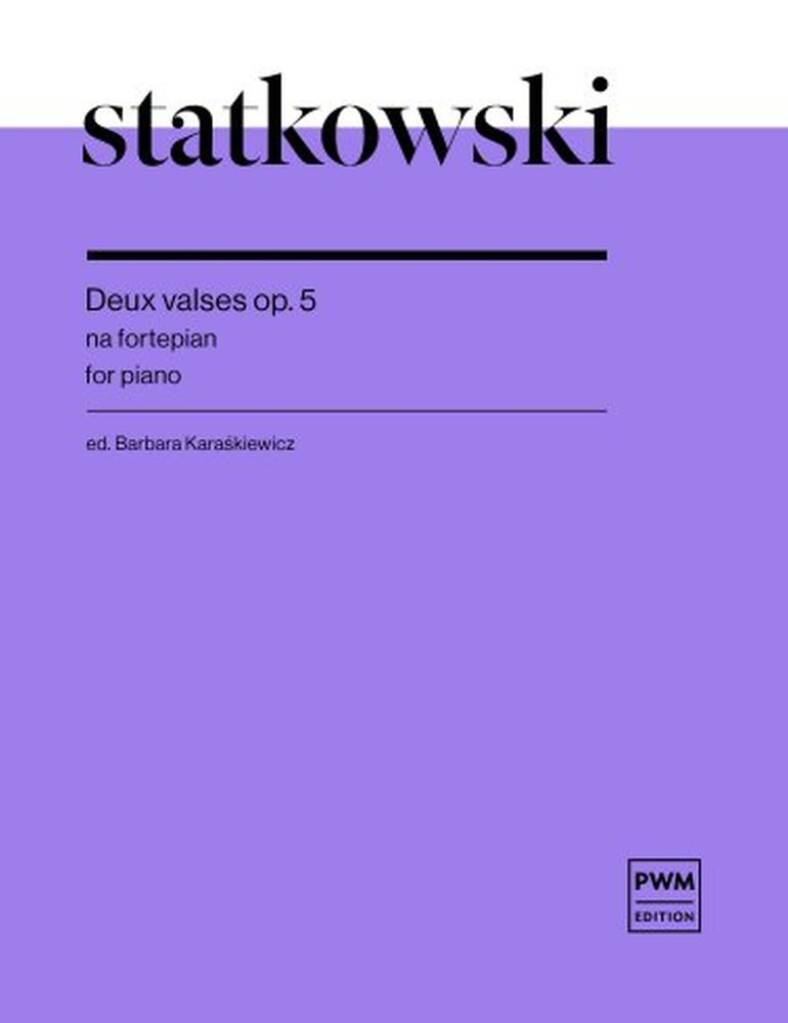 Deux Valses Op.5 For Piano