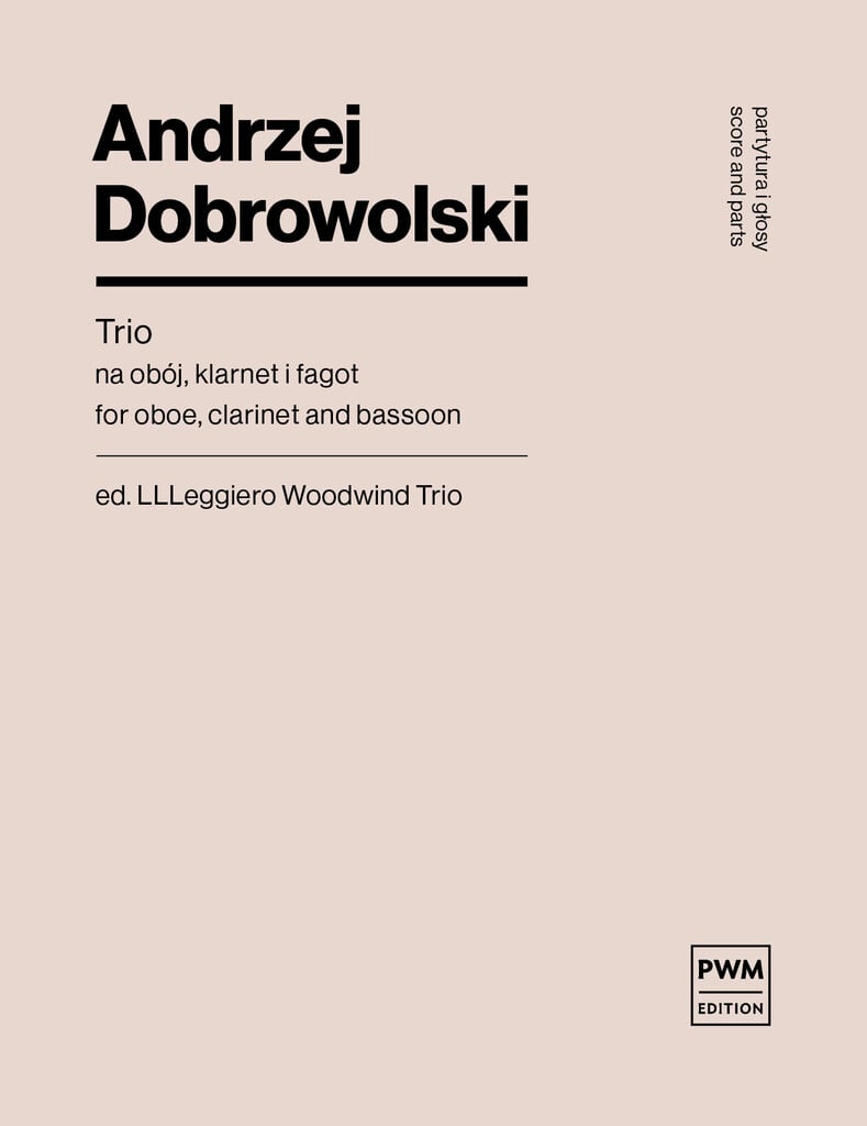 Trio For Oboe Clarinet and Bassoon