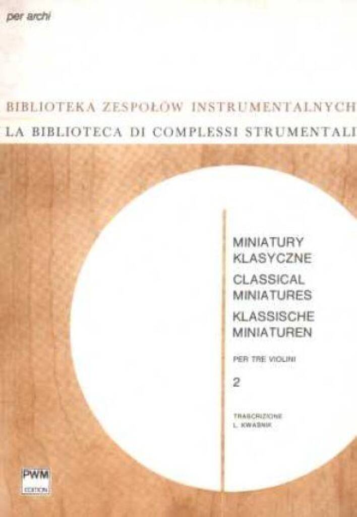 Classical Miniatures In Veryimple Arr. For 3