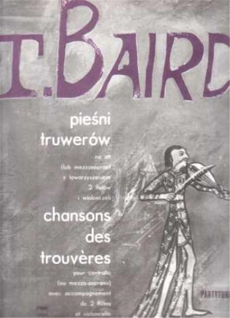 Chansons Des Trouveres For Contralto
