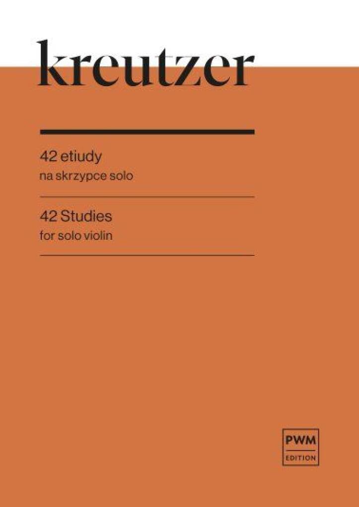 Studies 42 For Violin Solo