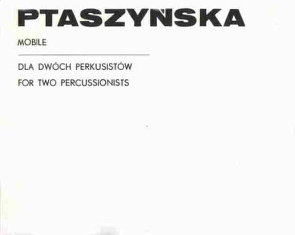 Mobile For 2 Percussionists