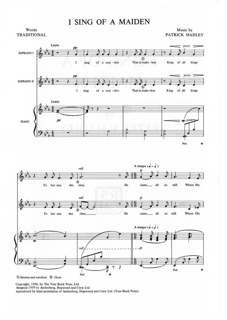 I Sing Of A Maiden
