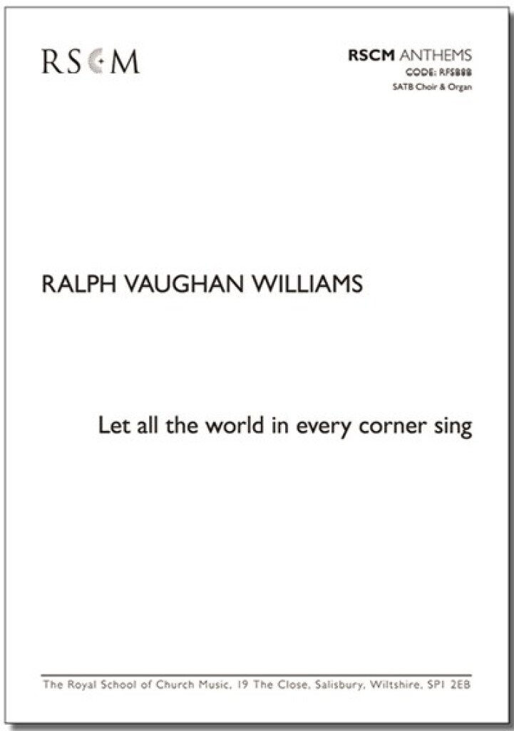 Let All The World In Every Corner Sing
